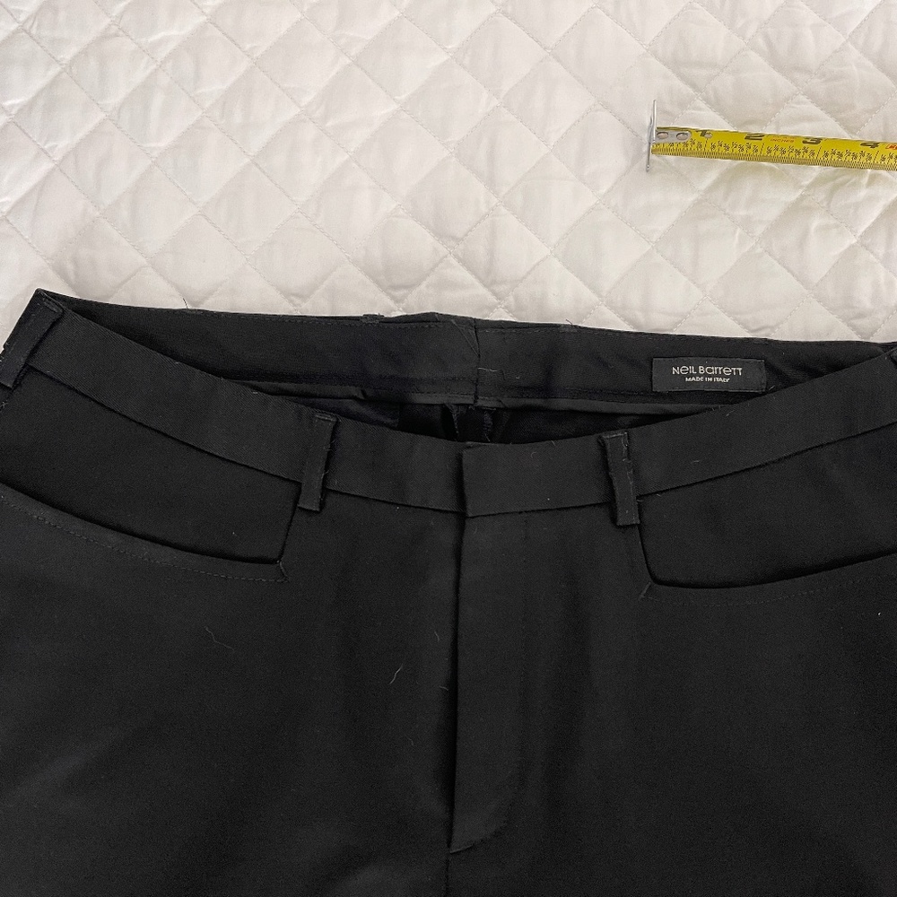 2 Pair Neil Barrett Wool Pants - Straight Fit